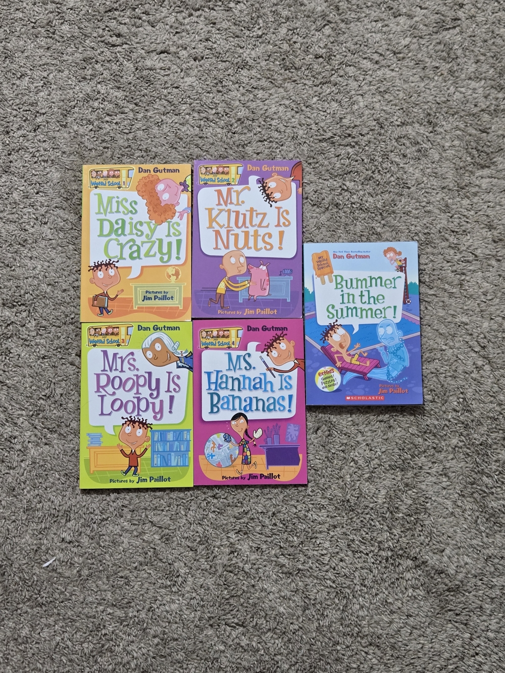 My Weird School book set of 5